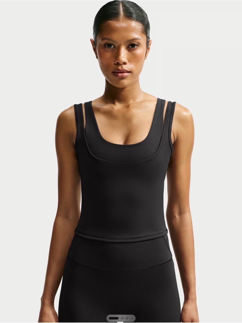 Nike SKIMS Matte Scoop Tank – Black | Size S | NWT